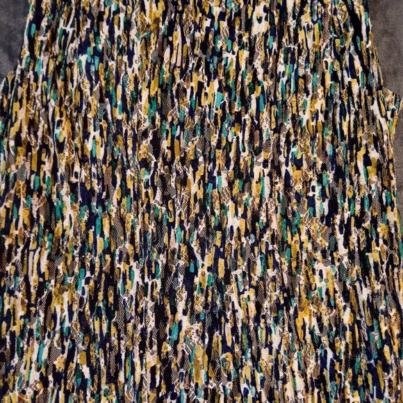 Perceptions New York Dress Womens Large Sleeveless Textured Lined Boho Casual - Picture 7 of 7